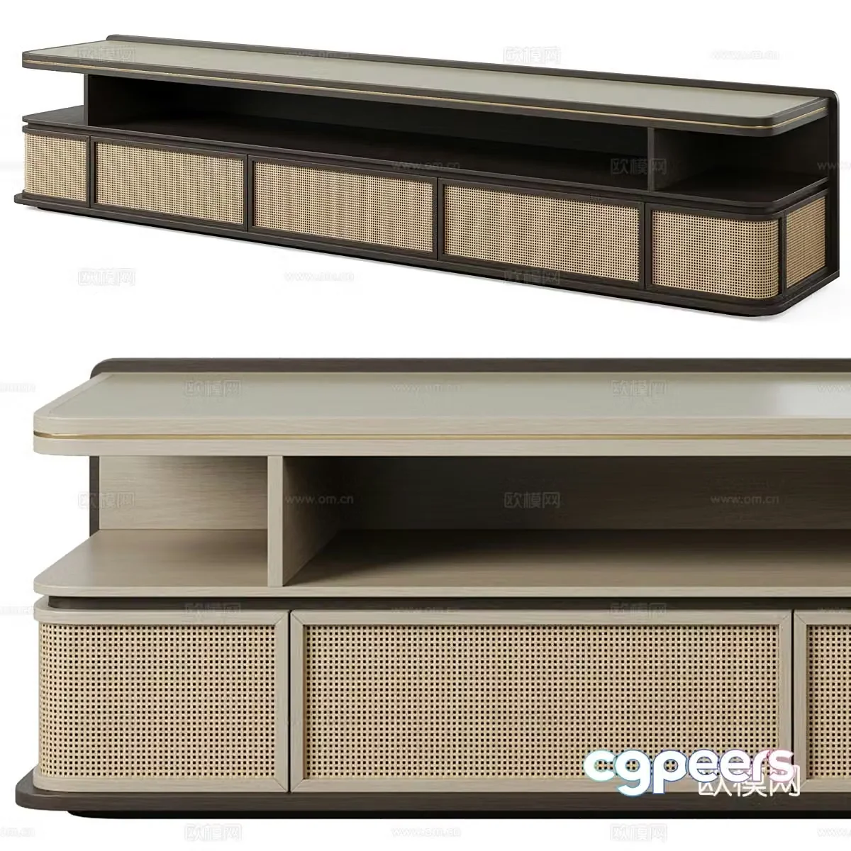 New Chinese Wasabi Navala TV Cabinet 3D Model