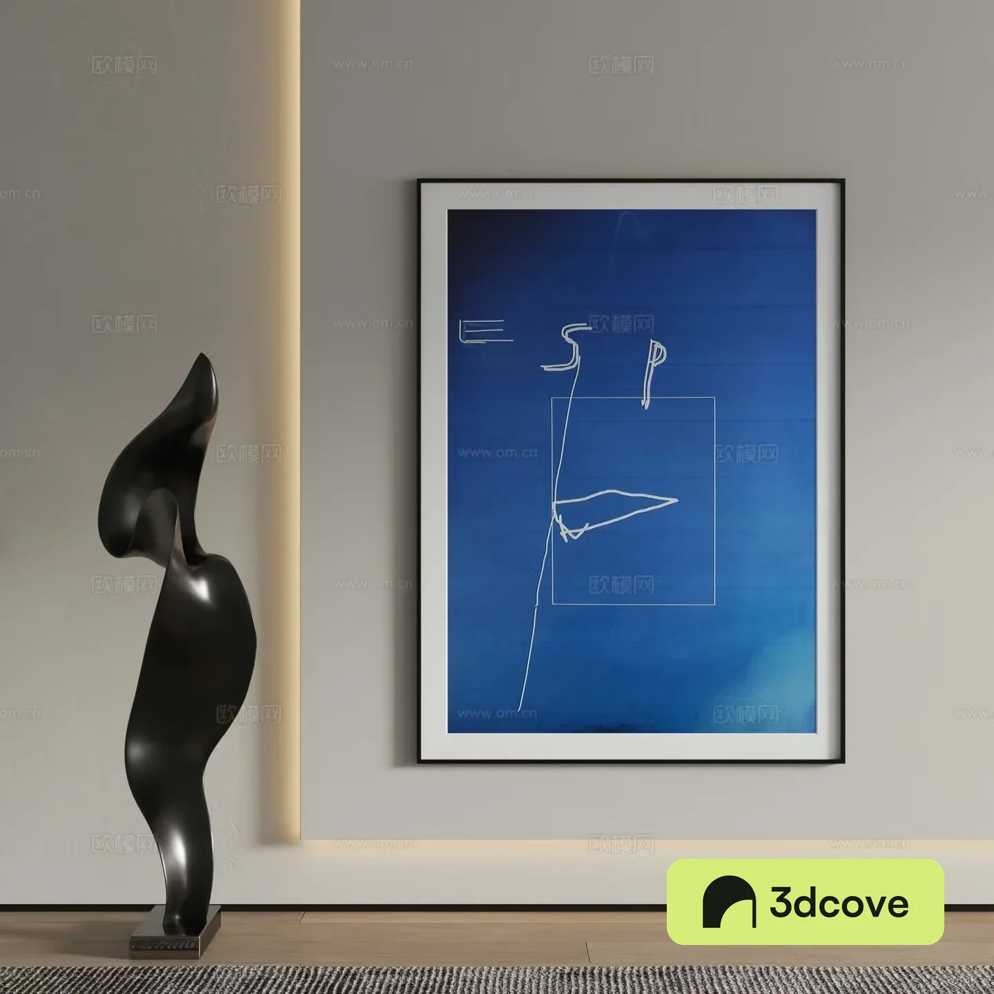 Modern decorative painting abstract painting simple painting
