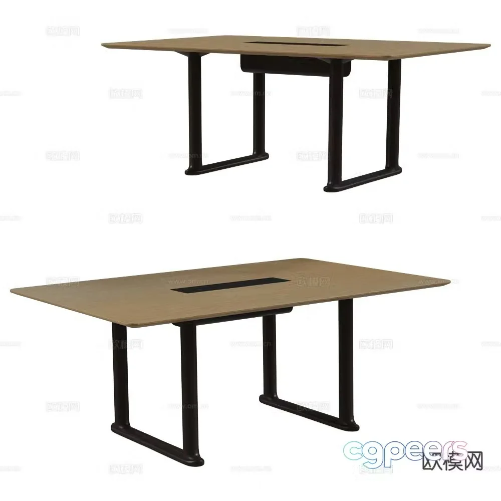 Fora Form modern conference table 3d model