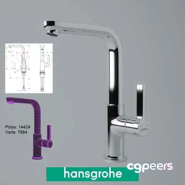 3ds Max Free – Hansgrohe Metris S 7