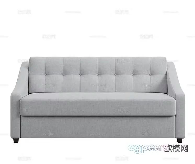 Modern love sofa 3d model
