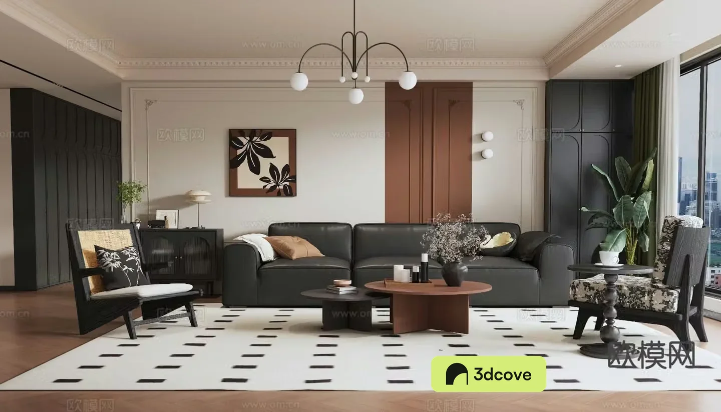 Medieval style living room