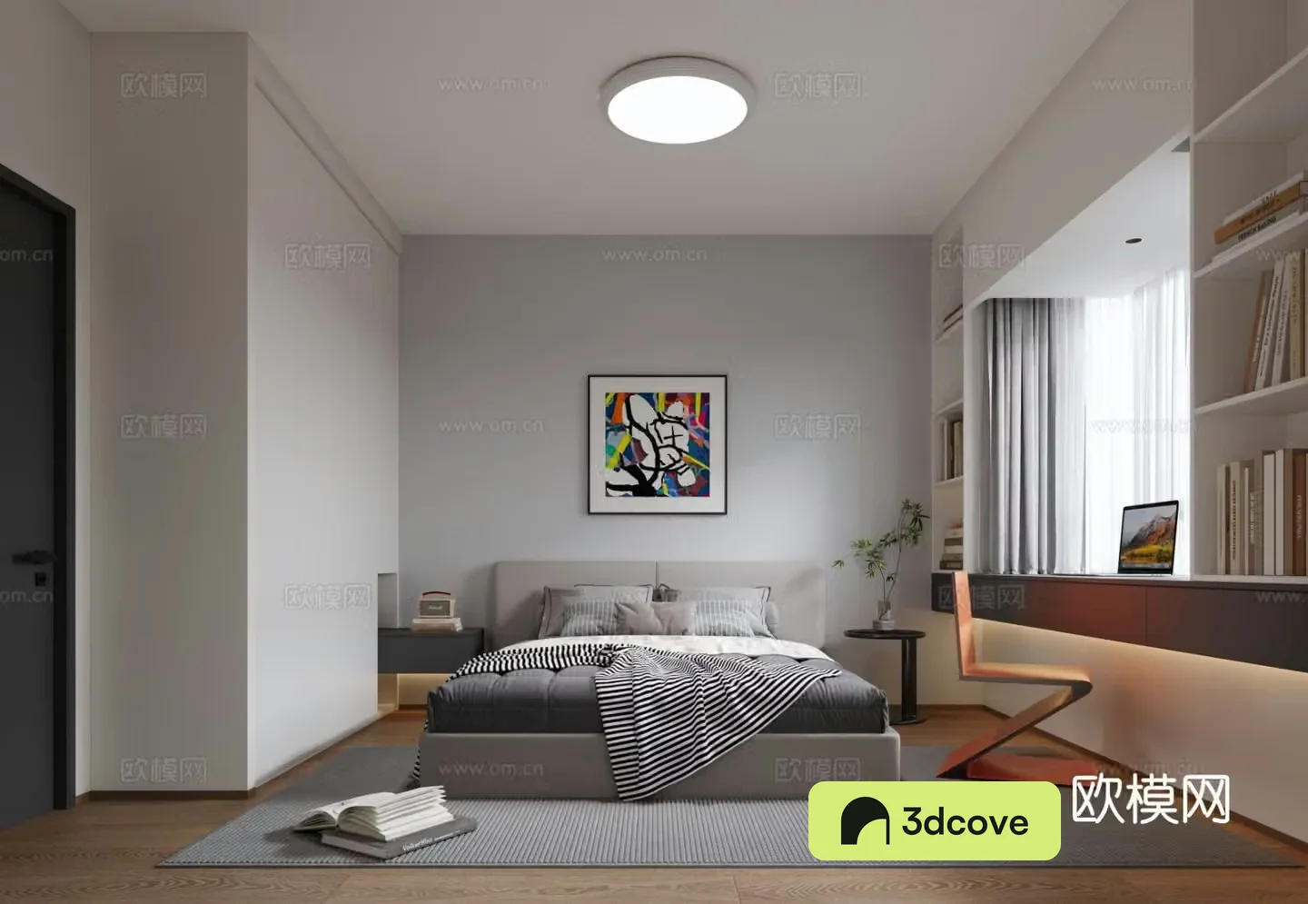 Modern bedroom second bedroom