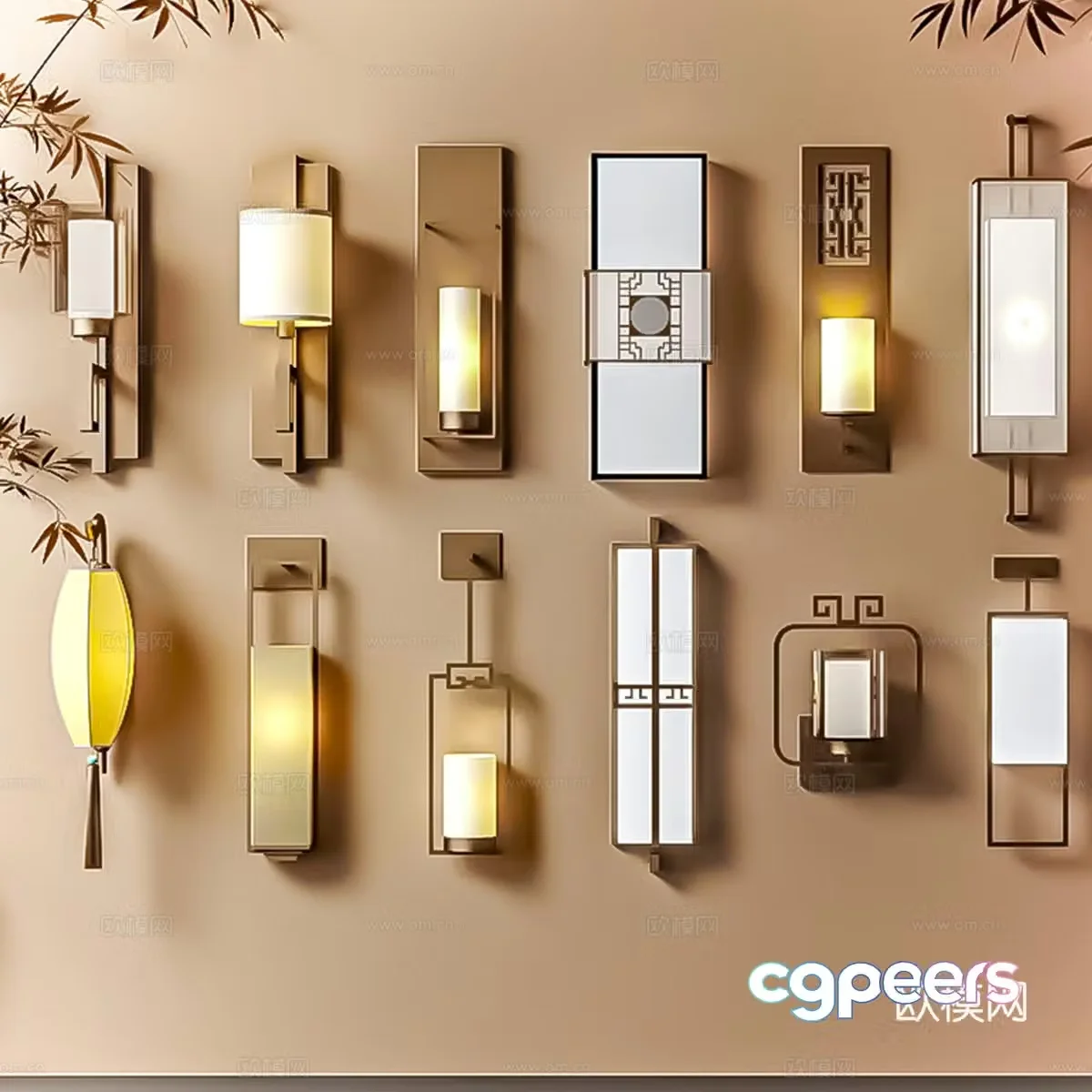 Floor lamp 3d model