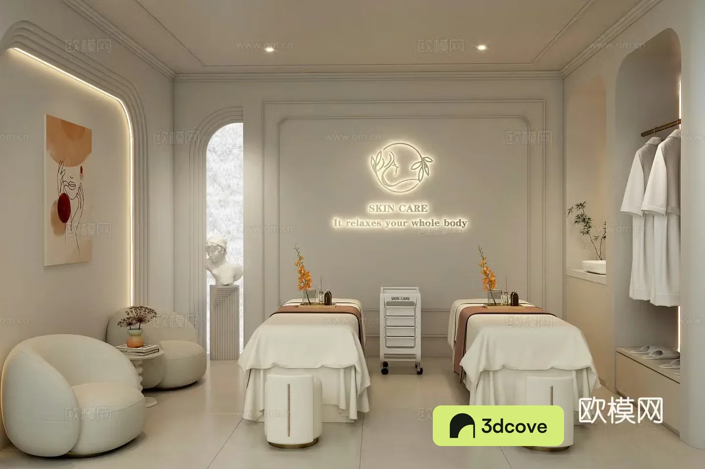 French beauty salon Beauty private room French beauty spa Beauty salon design Beauty salon casual