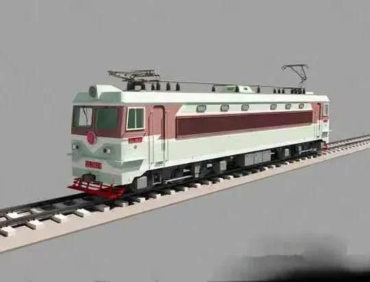 A Model Train 3D Model – 11436 – VRAY Render