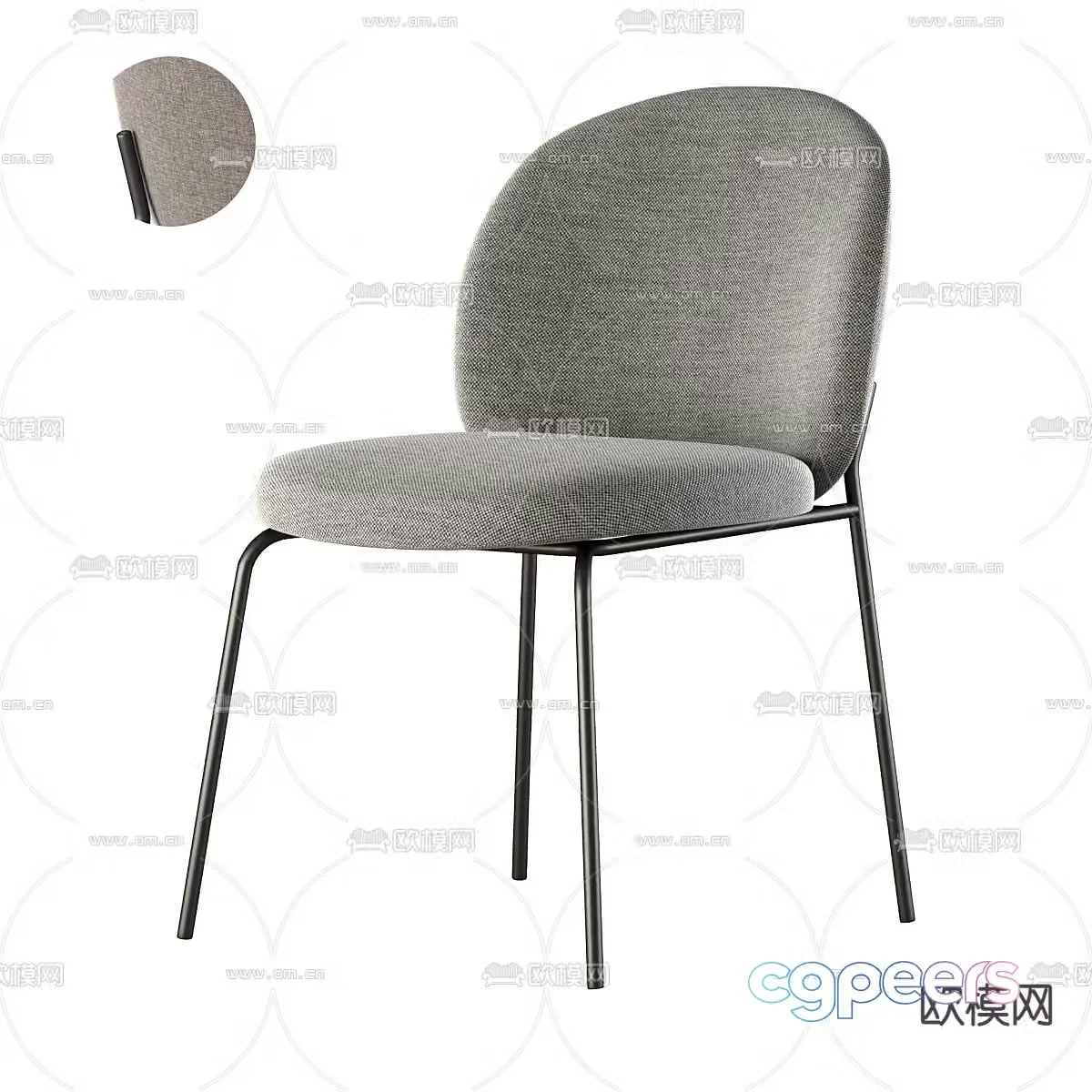 PRINCETON chair dining chair 3d model