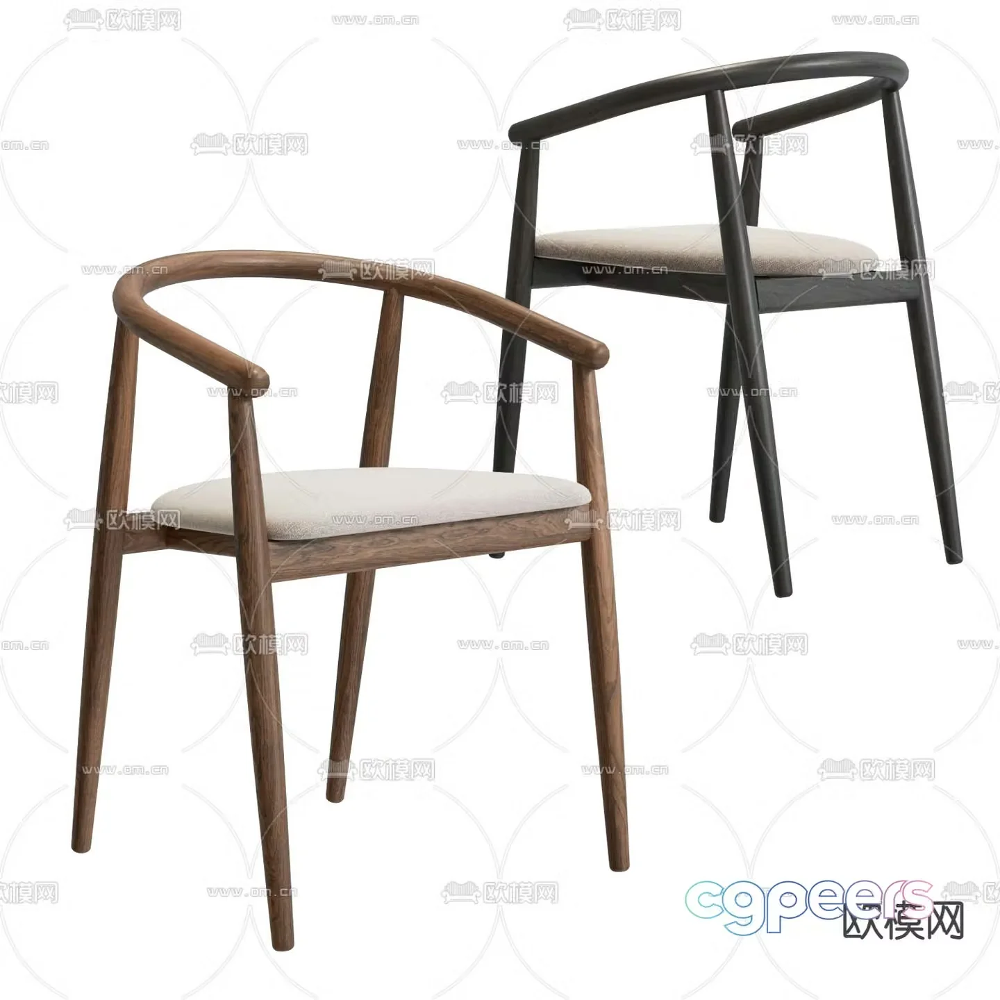 chair dining chair 3d model