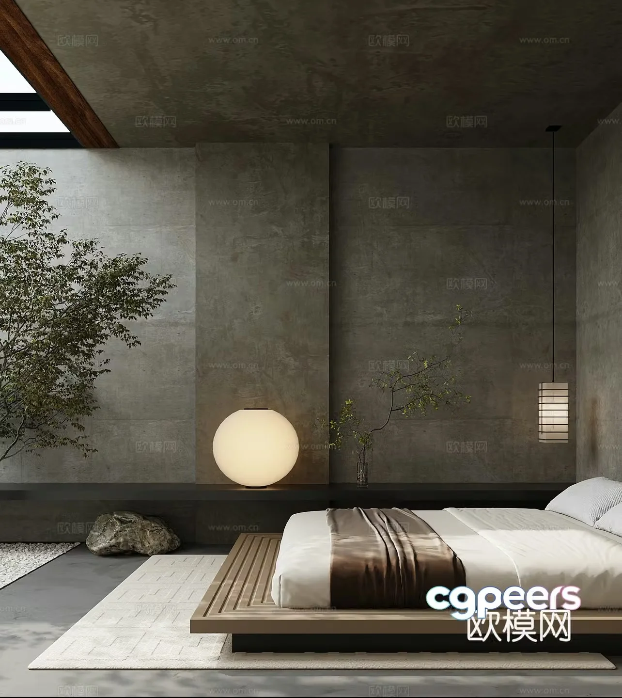 Wasabi bedroom 3d model