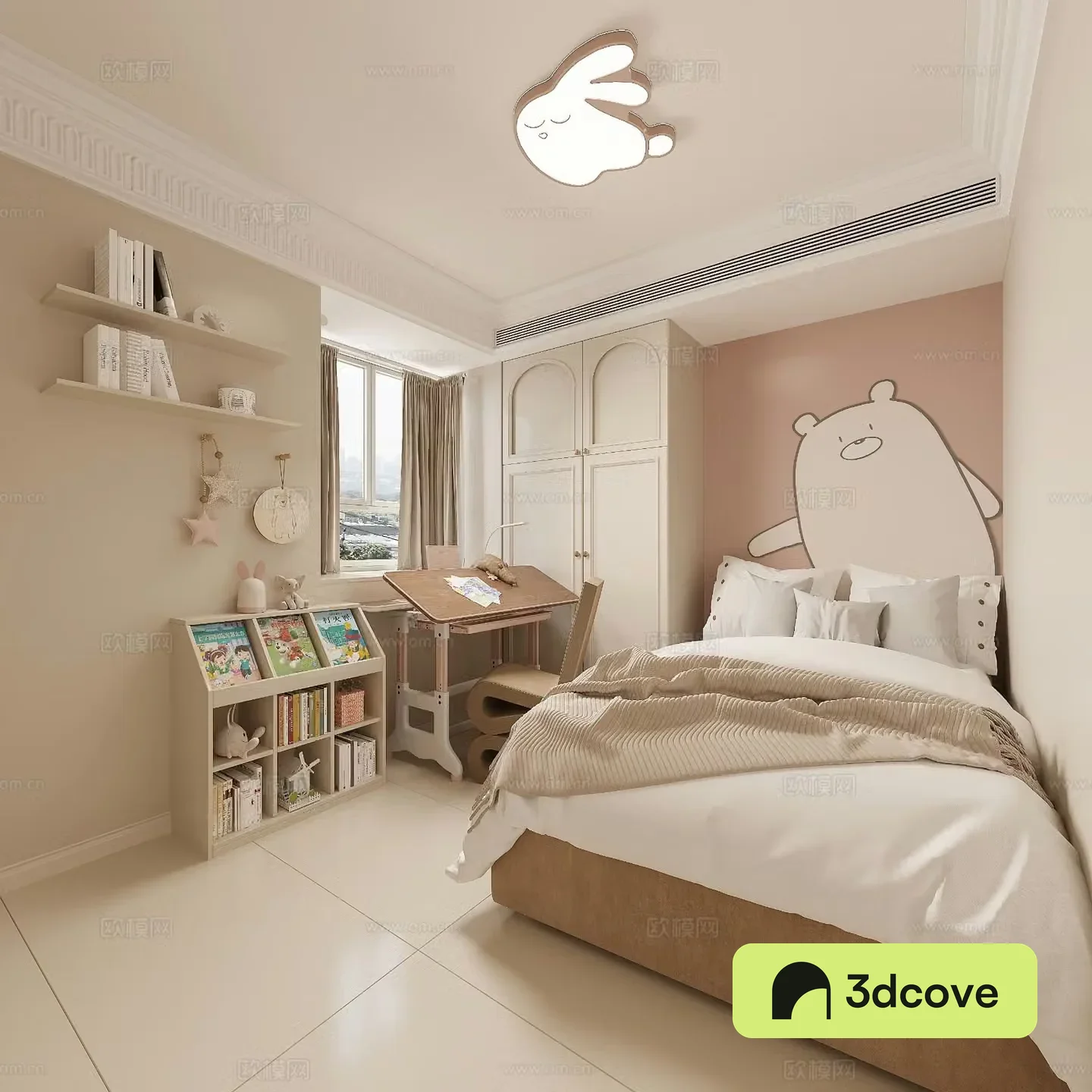 Cream style children’s room