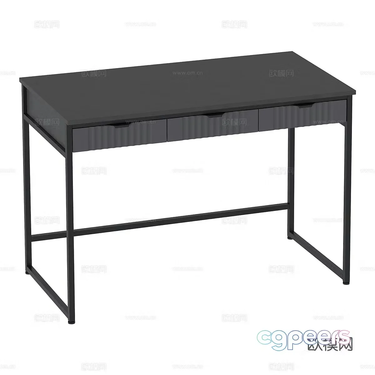 Modern desk 3d model