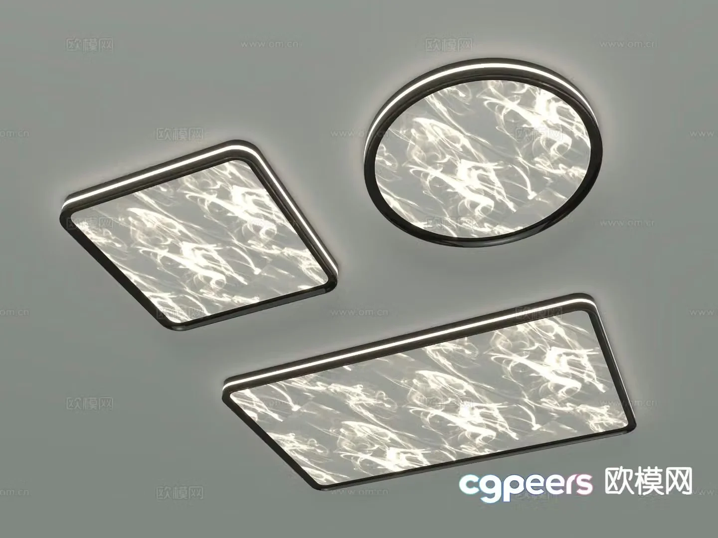 Modern ceiling lamp 3d model