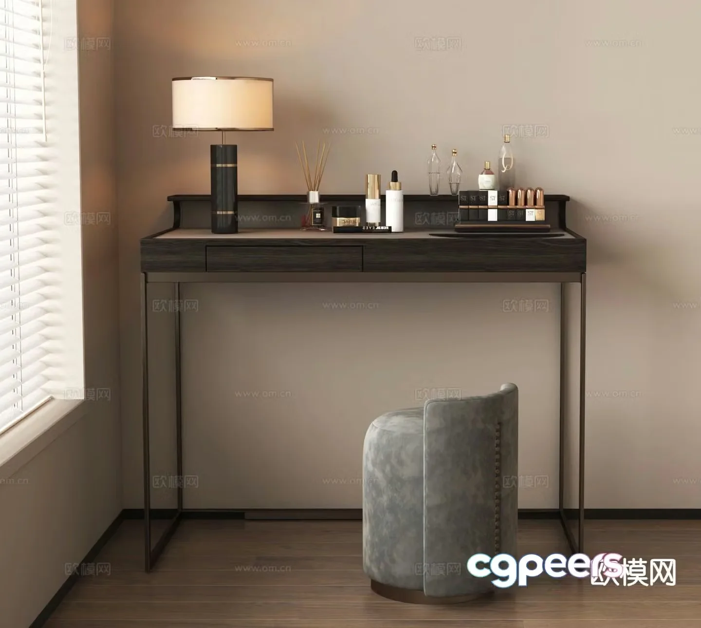 Modern dressing table dressing table 3d model