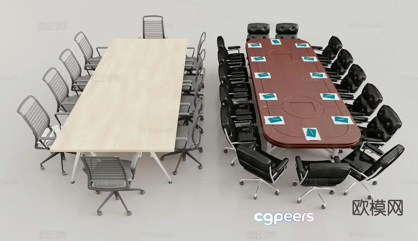 Modern conference table conference table 3d model
