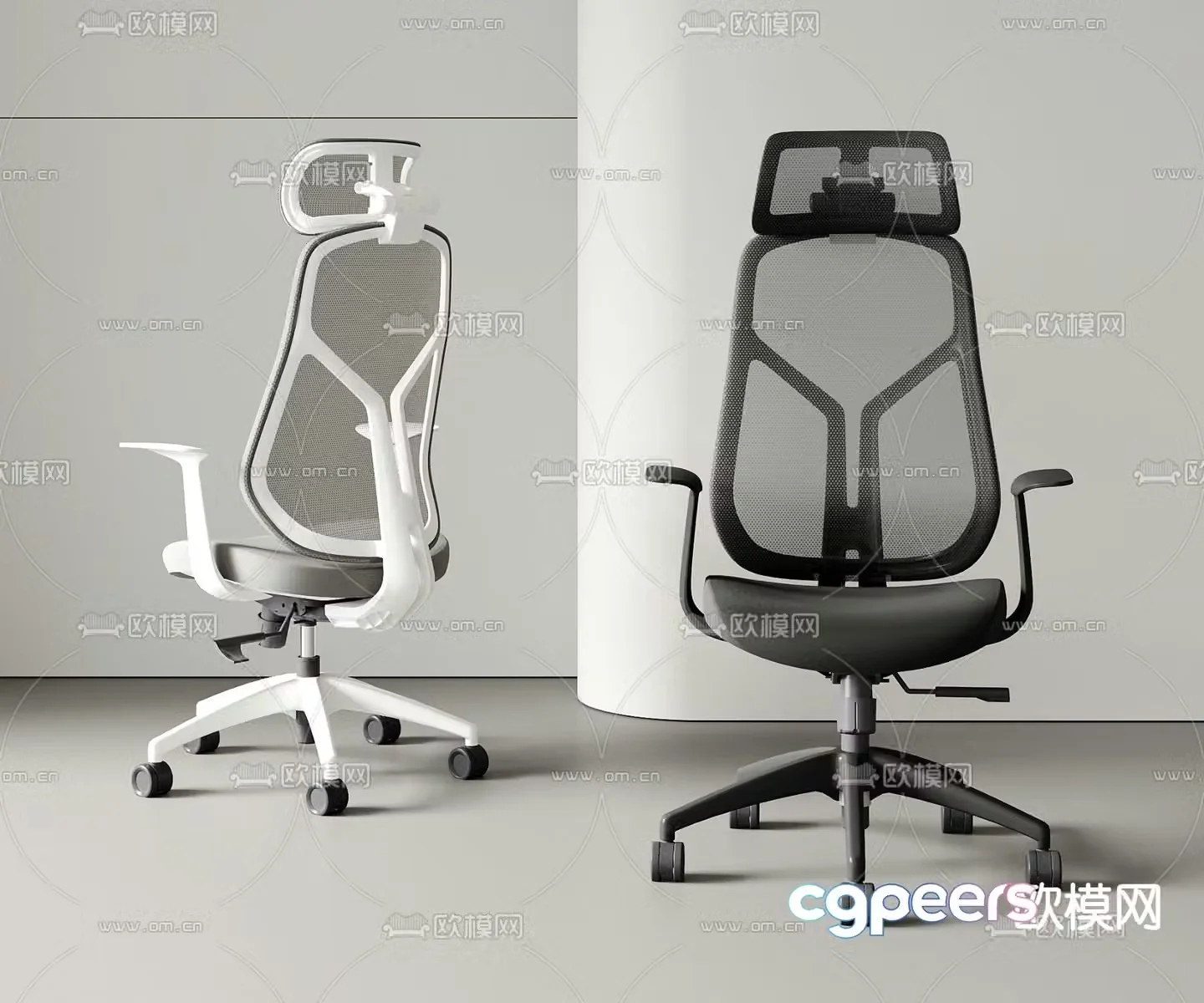 Mesh office chair office chair executive chair 3D model
