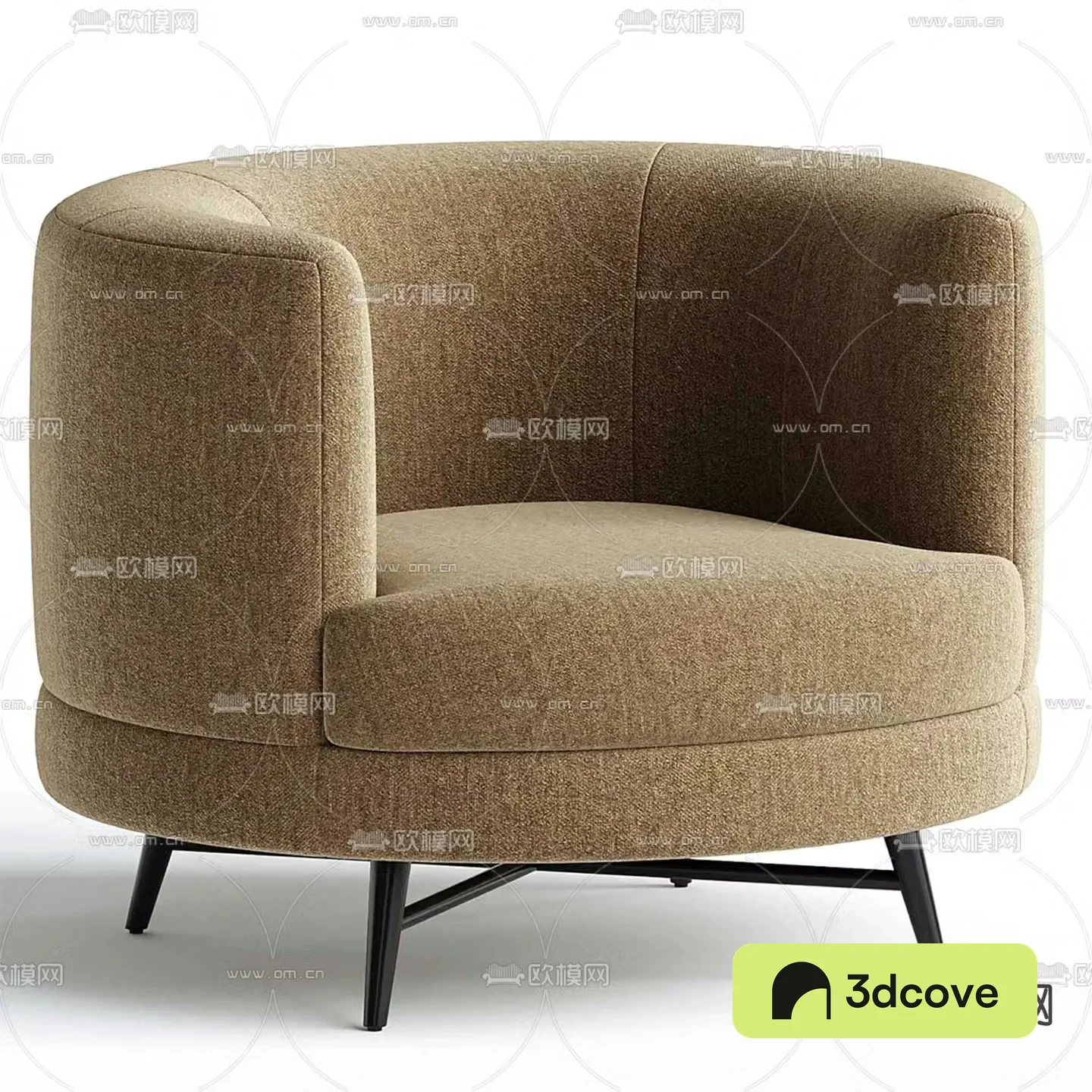 Carmela modern fabric sofa