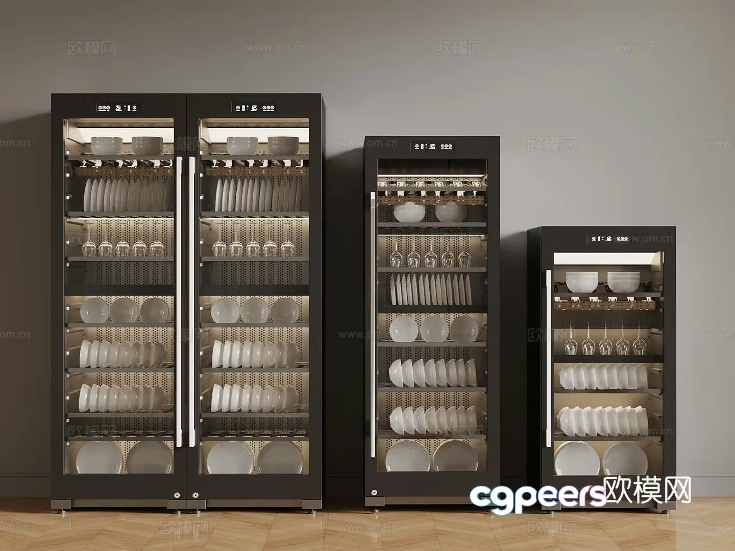 Modern disinfection cabinet Mini disinfection cabinet 3d model