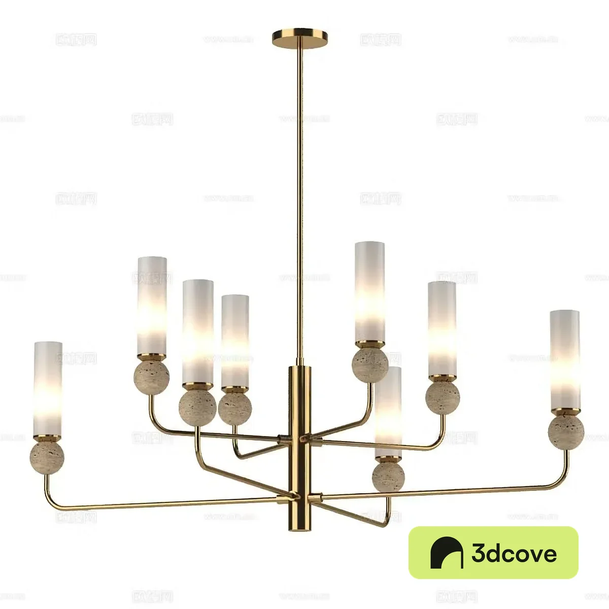 Light luxury chandelier restaurant chandelier