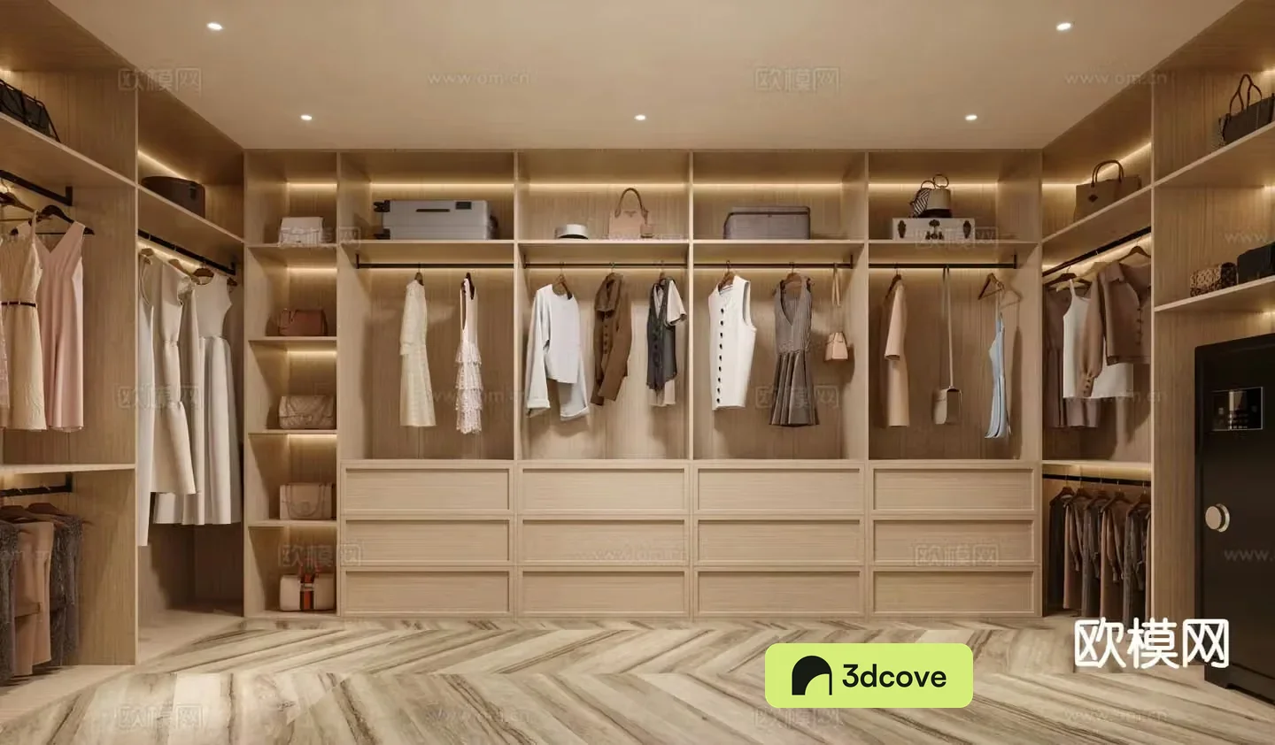 Modern cloakroom