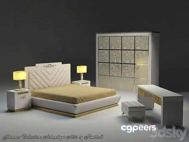 3ds Max Free – Bedrooms Atlantique A35 Florence collections