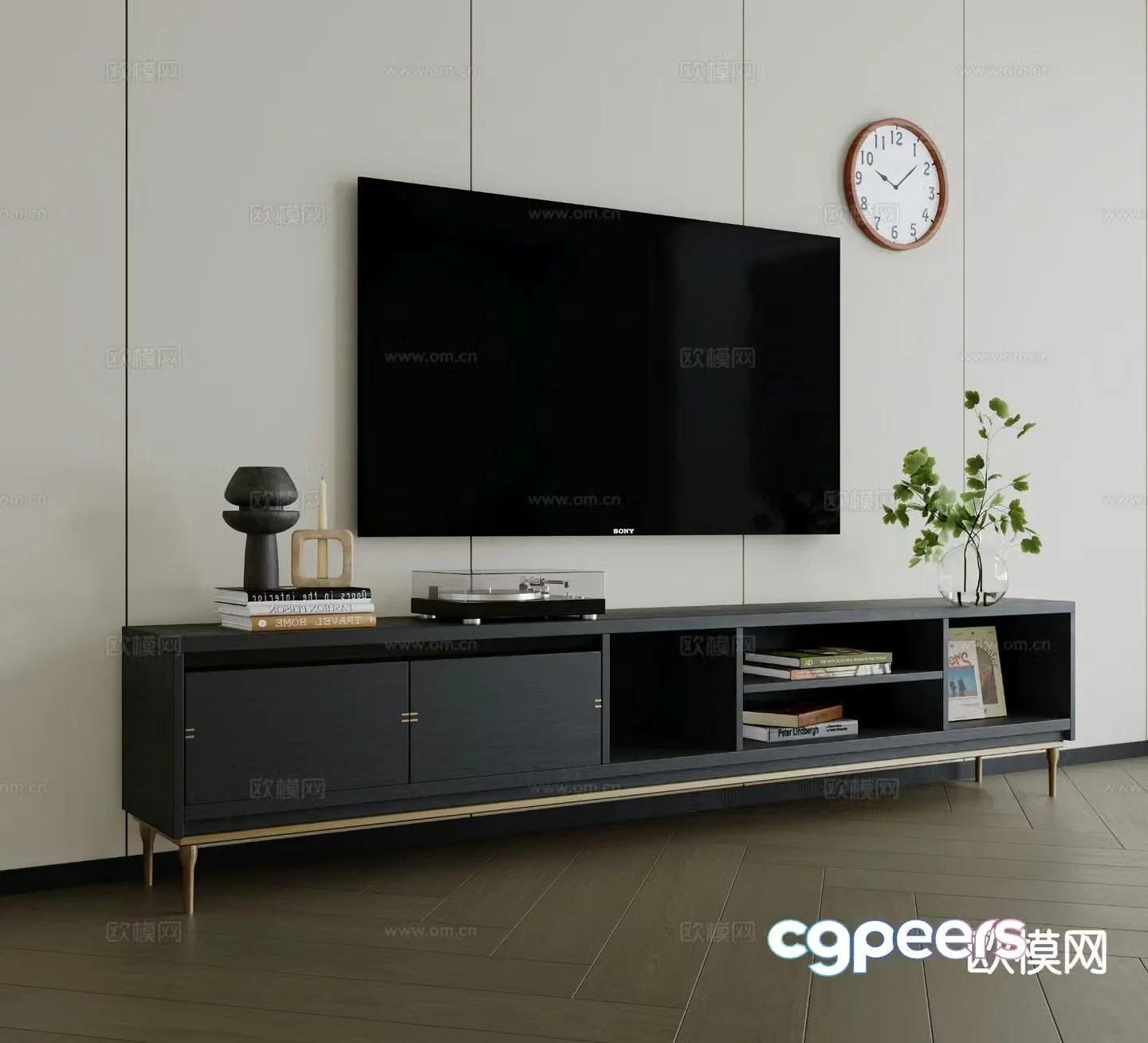 Modern TV cabinet 3d model
