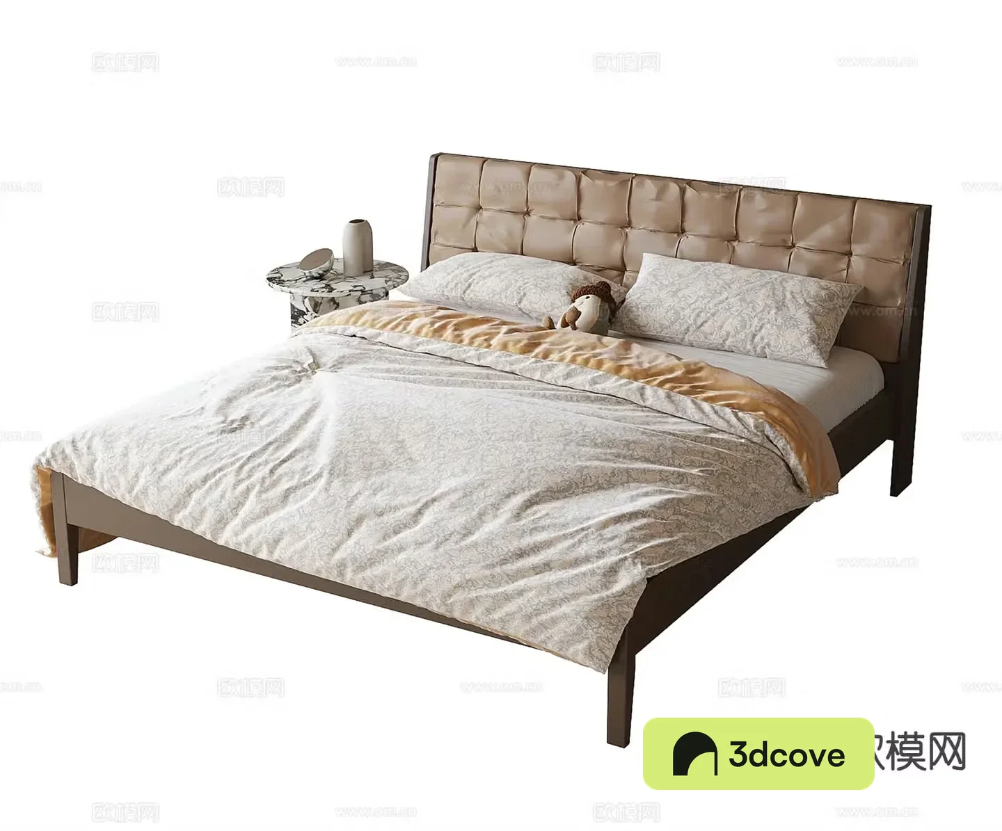 Modern double bed