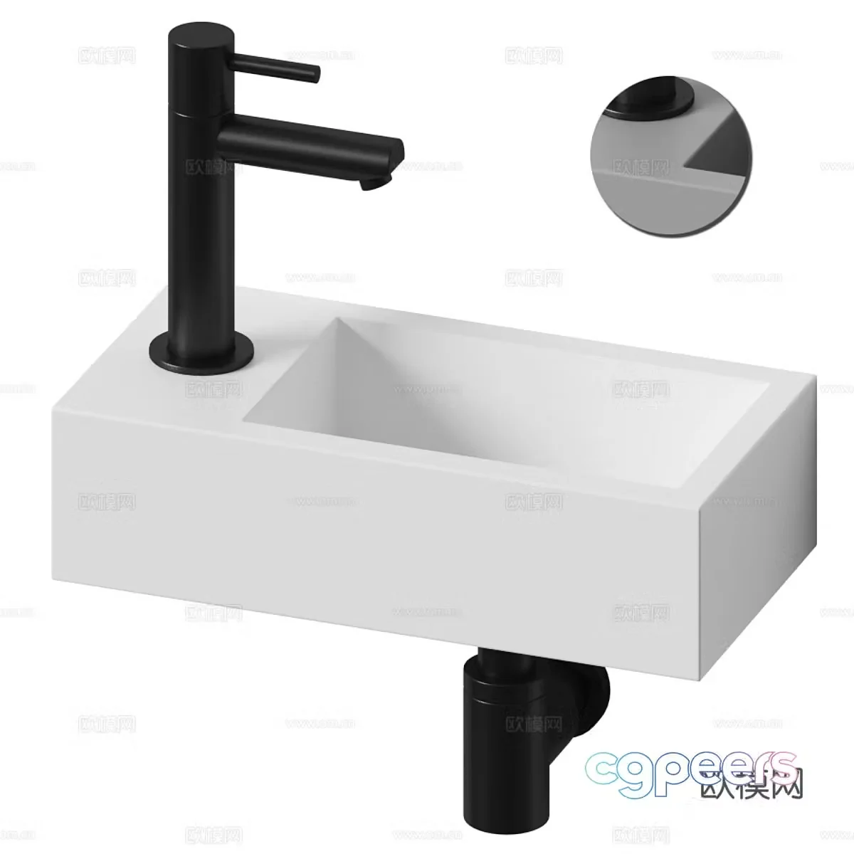 Wash basin 3d model