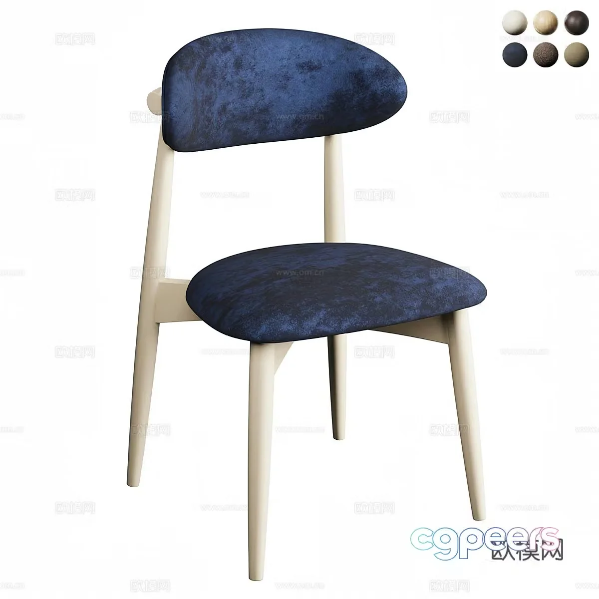 3D model of dining chair