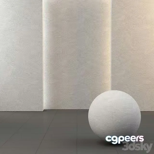 3ds Max Free – Decorative Plaster 2K Textures