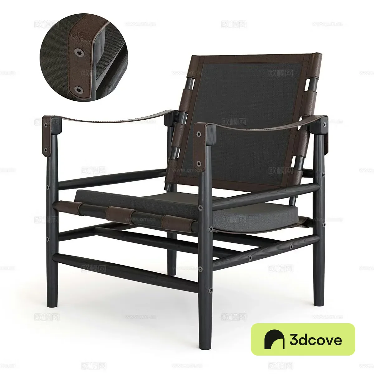 Fabric single chair Fabric leisure chair Fabric backrest chair Courtyard leisure chair Outdoor leisure chair Courtyard