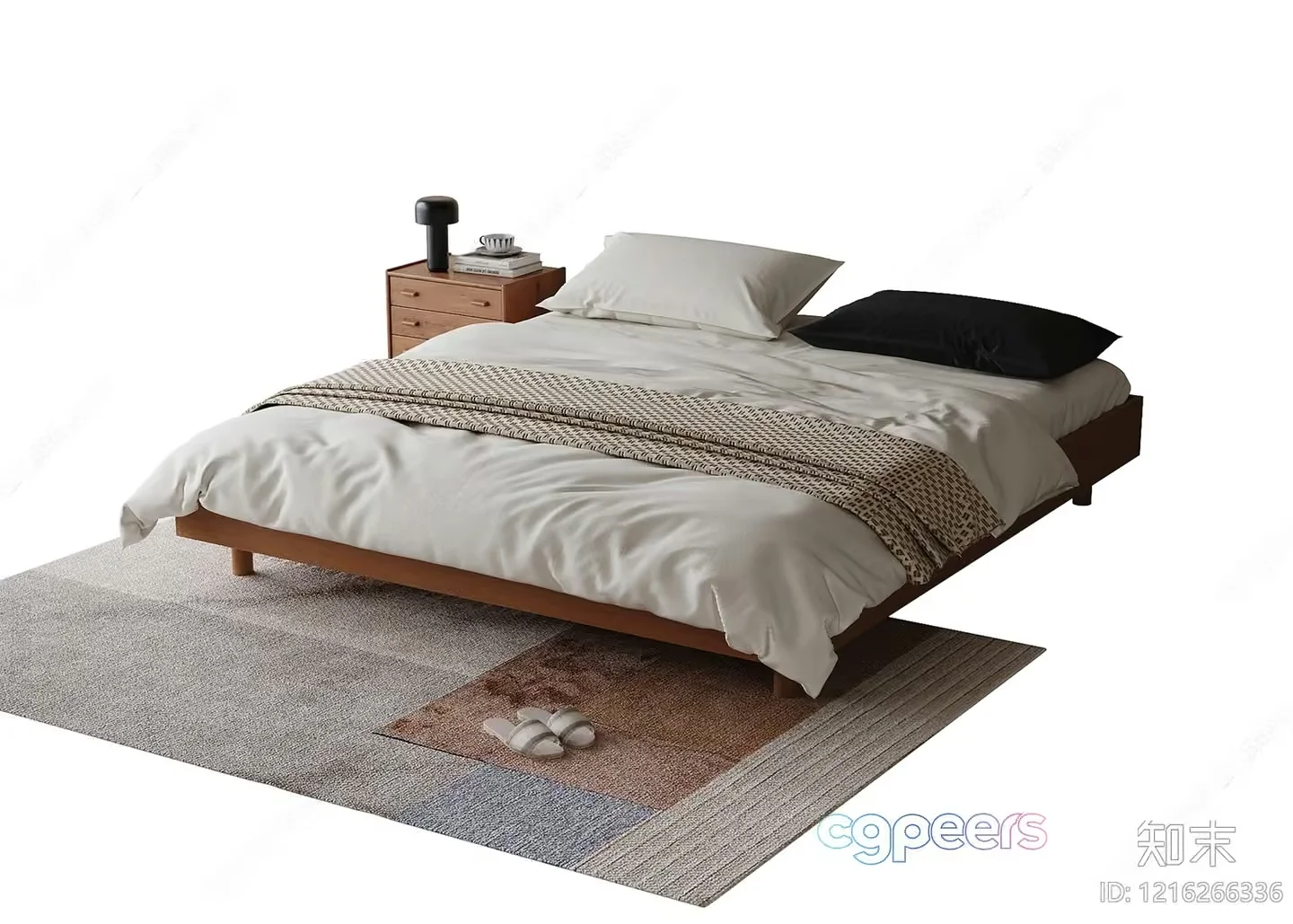 Cozy Bedroom 3D Model – 15606 – VRAY Render