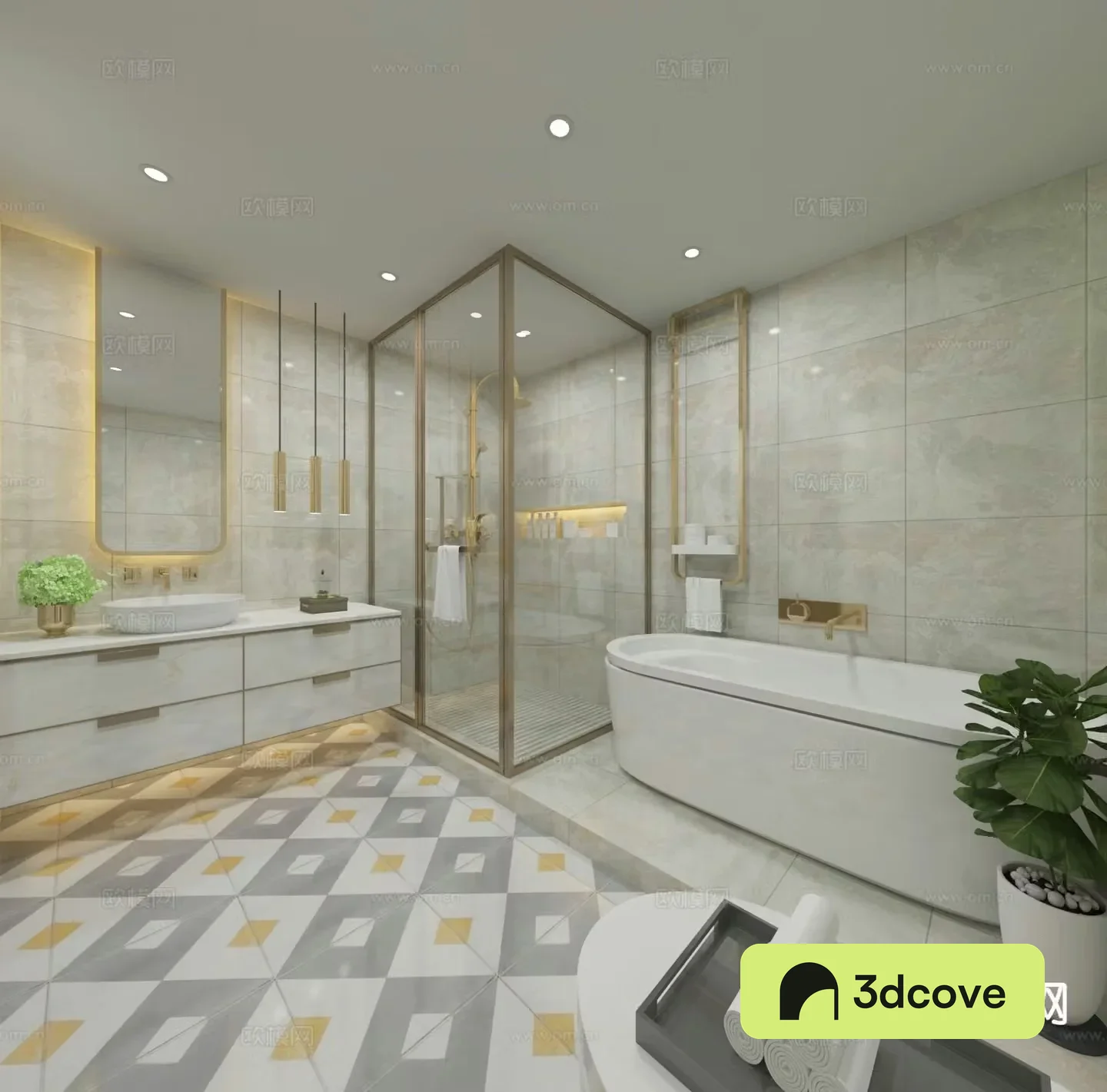 Modern bathroom