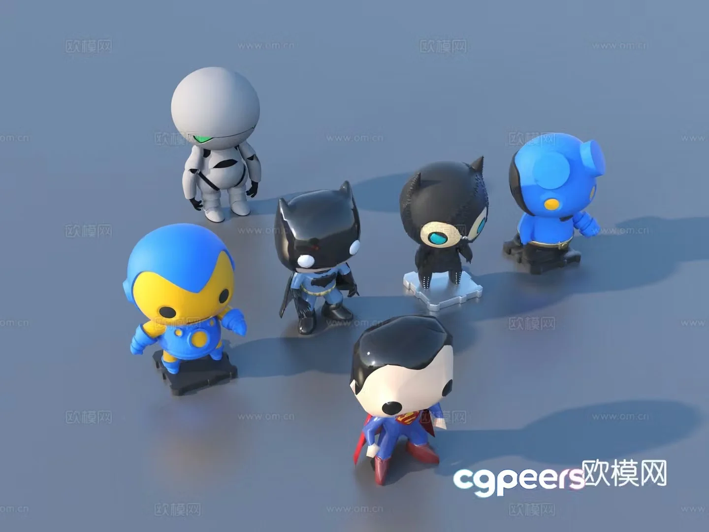 Cartoon Toys Ornaments 3d Model