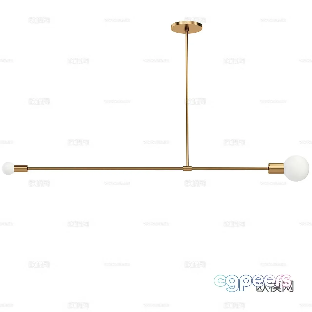 Lambert Minimalist Chandeliers Light Luxury Chandeliers Metal Chandeliers Glass Chandeliers 3D Model