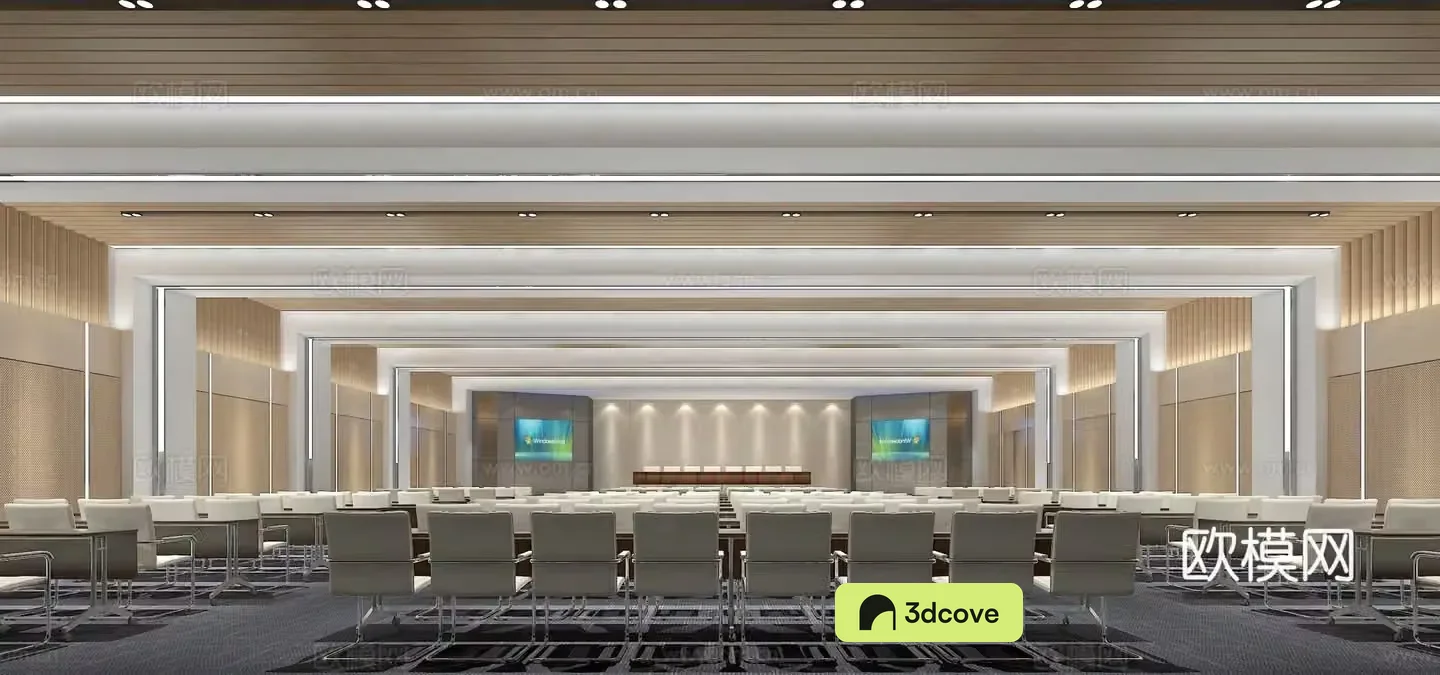 Modern large conference room multi-purpose hall