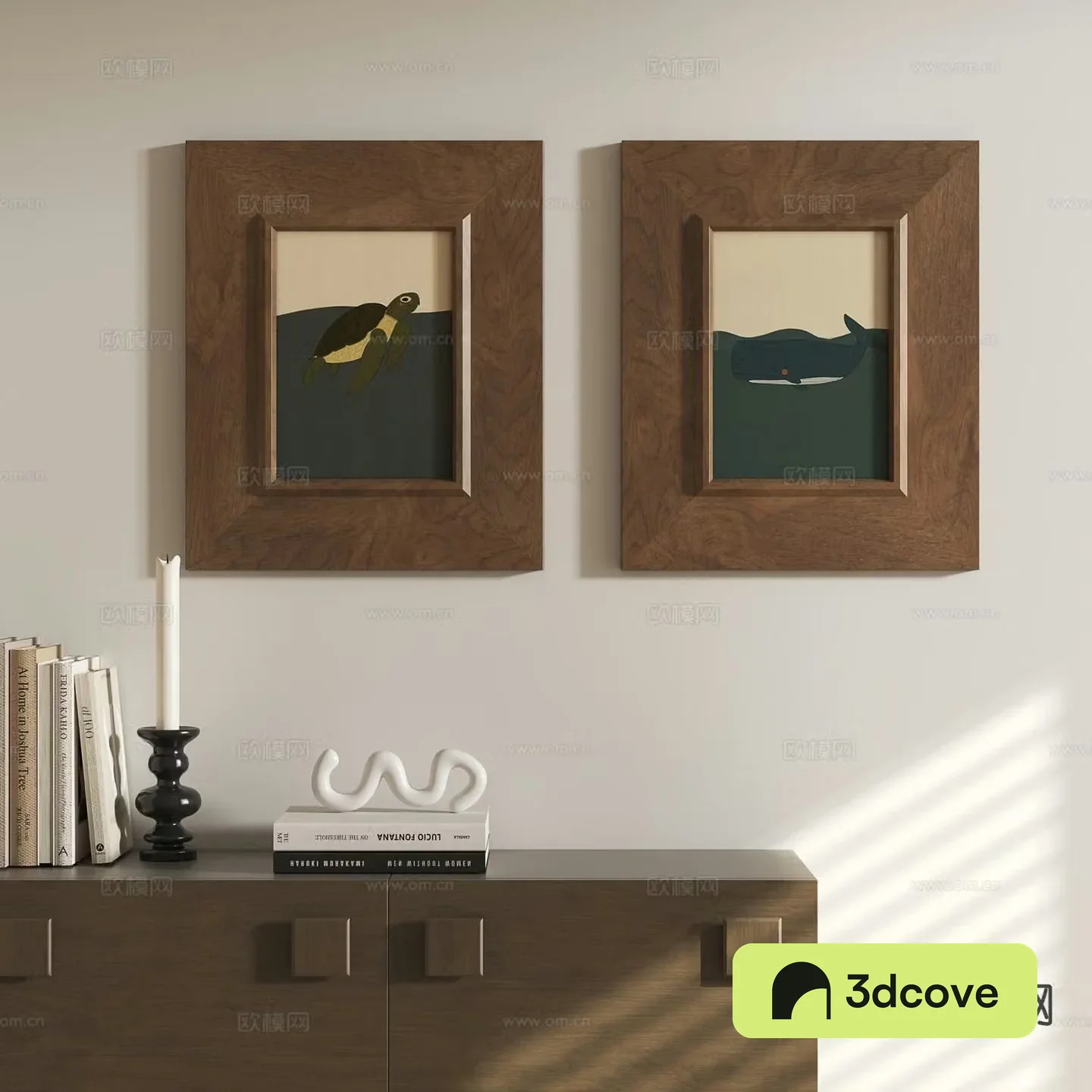 Medieval style hanging painting animal painting decorative painting