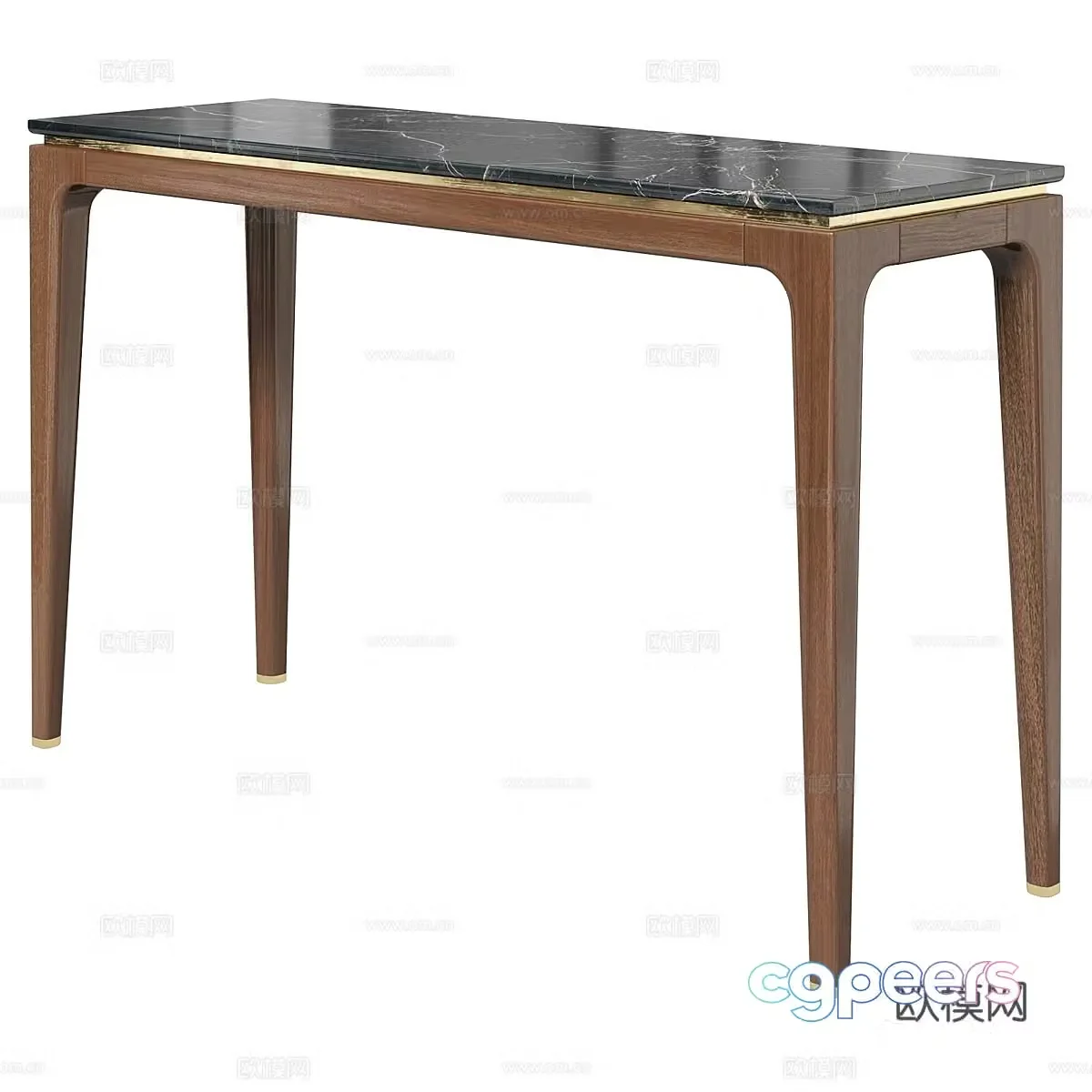 New Chinese style light luxury end viewing platform 3D model