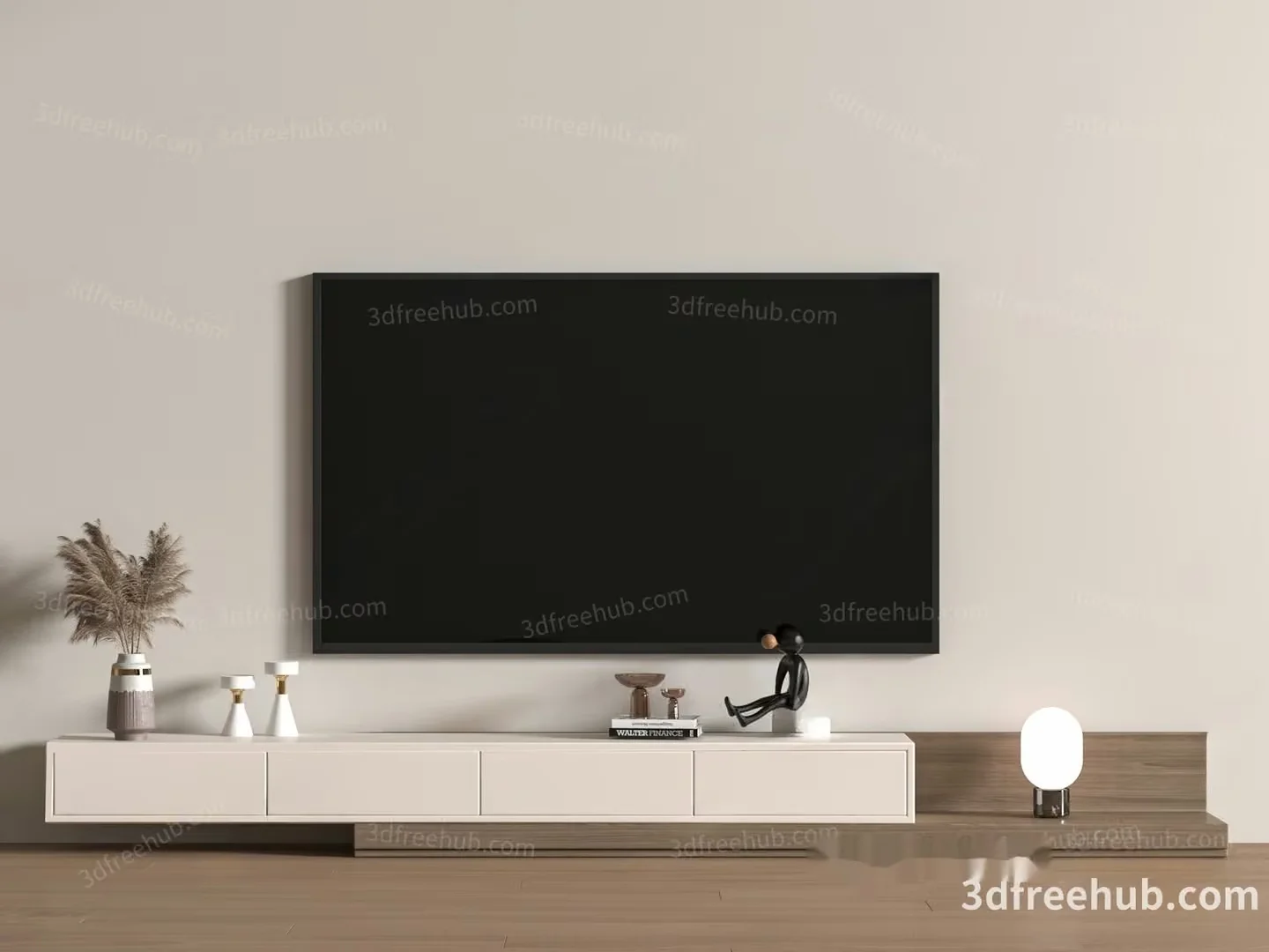 Modern Living Room 3D Model – 20933 – VRAY Render