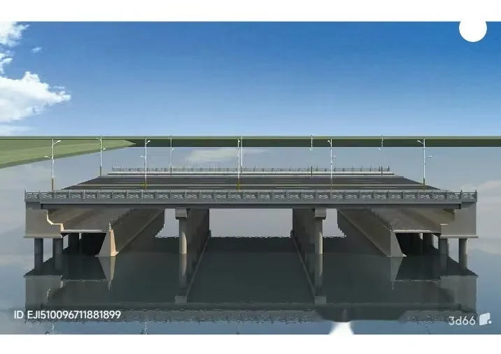 A 3D Bridge Model 3D Model – 6986 – VRAY Render