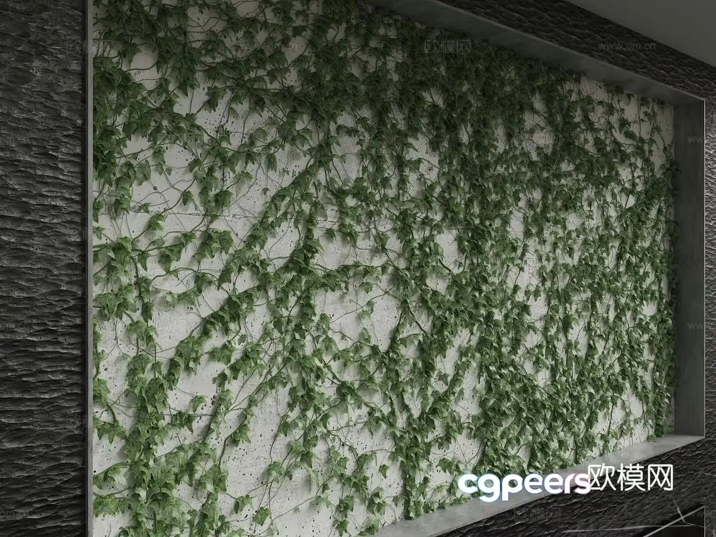 Modern background wall 3d model