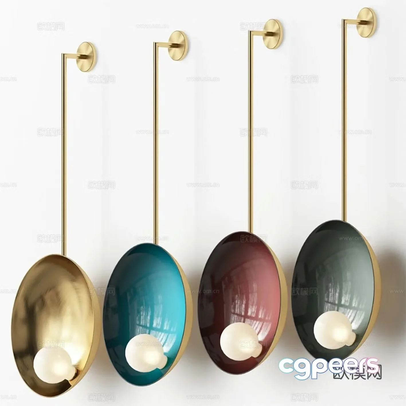 Nordic simple light luxury wall lamp wall lamp simple light luxury wall lamp restaurant wall lamp decorative wall lamp 3D model