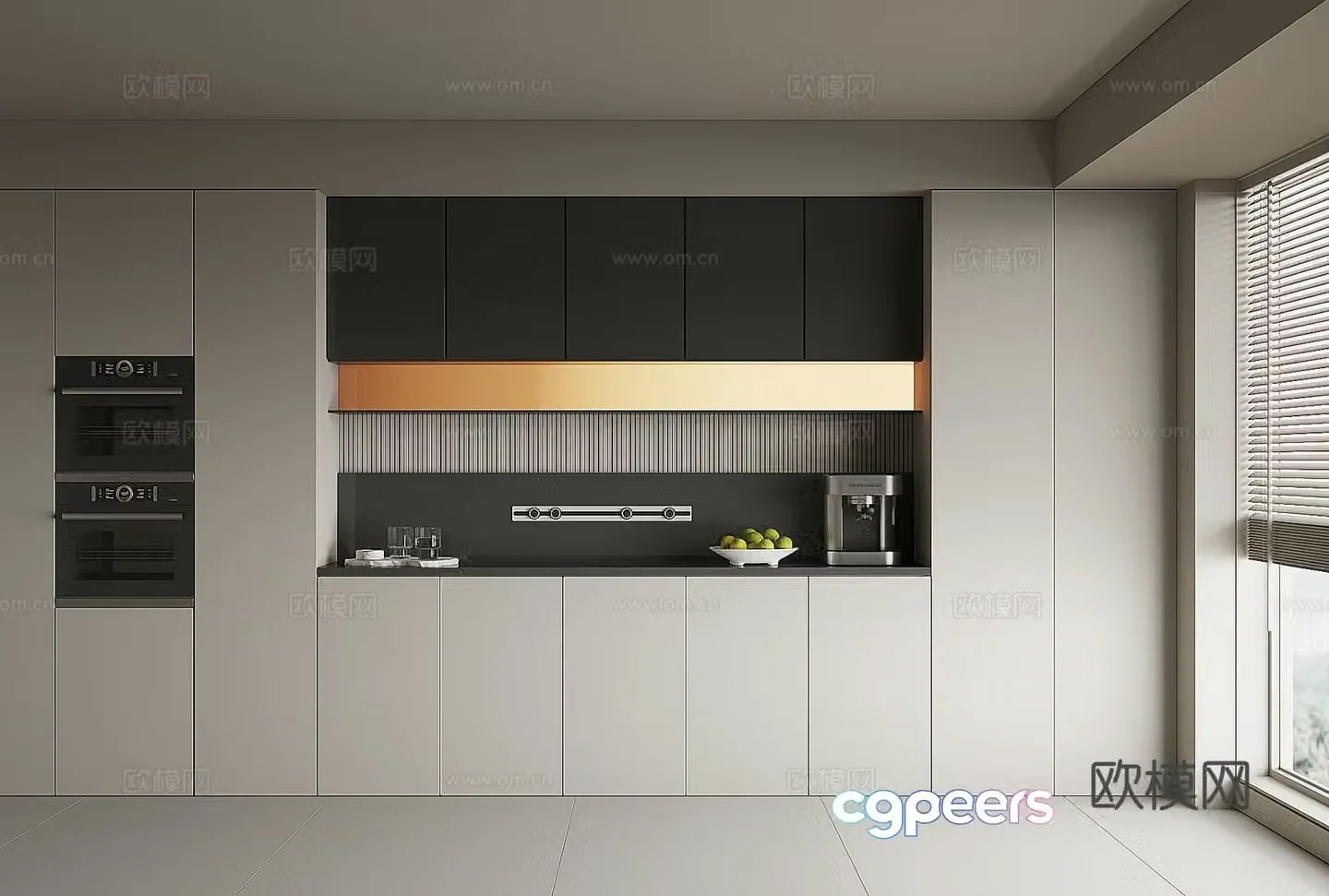 Modern sideboard 3d model