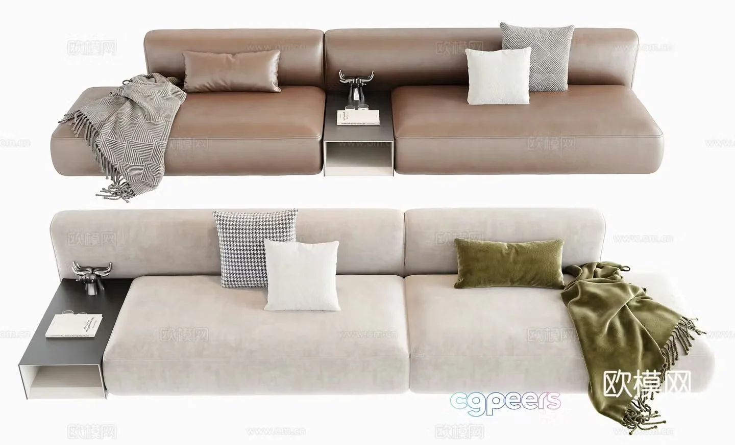 Modern love sofa 3d model