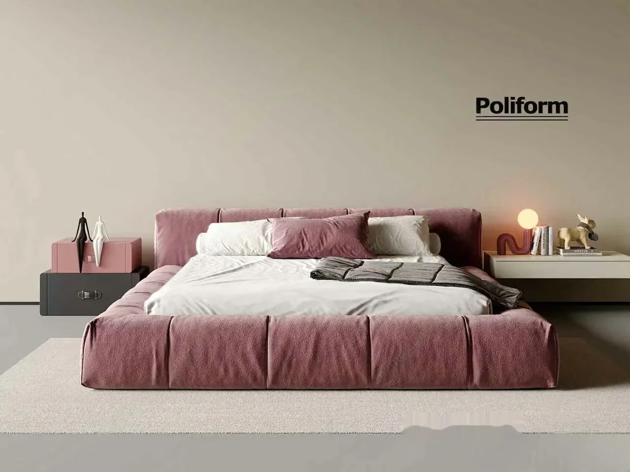 Cozy Modern Bedroom 3D Model – 1984 – VRAY Render