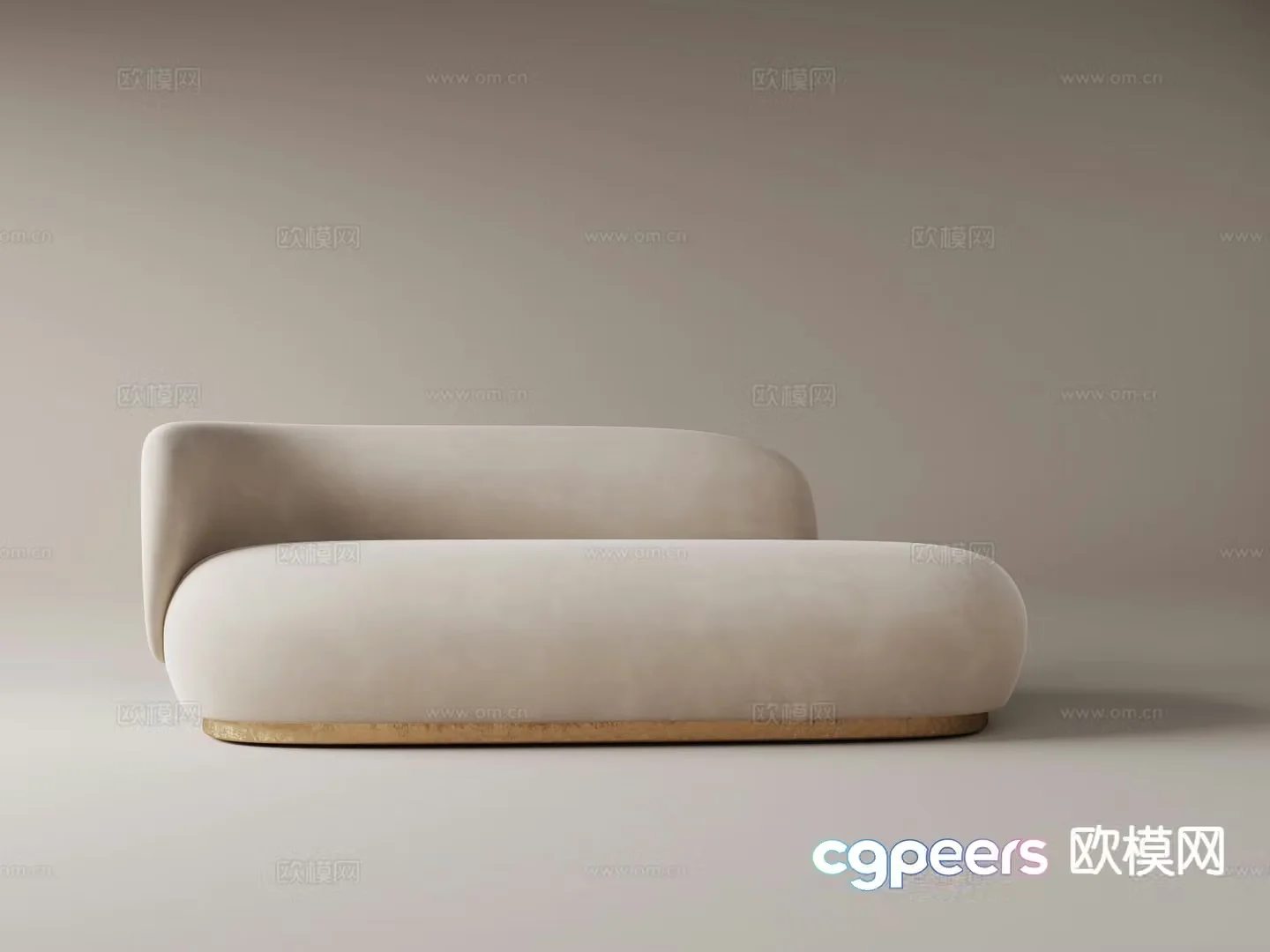 multi-person sofa 3d model
