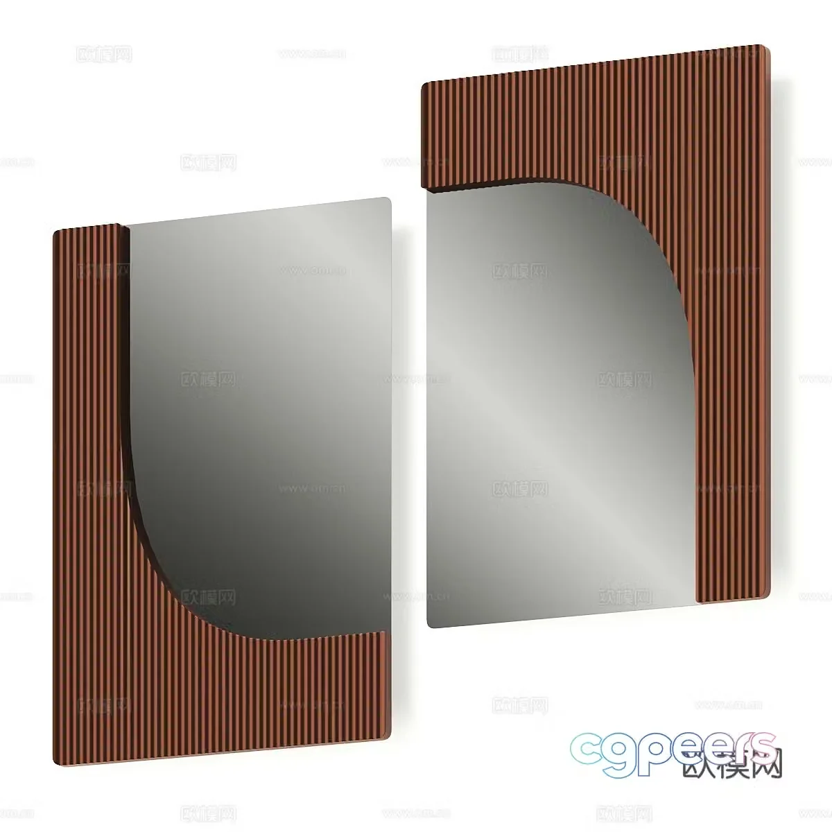 Makeup mirror Dressing mirror Decorative mirror Dressing mirror Household mirror Full body mirror Wall mirror 3D model