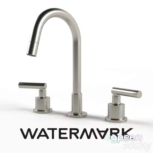 3ds Max Free – Watermark Designs 3 Hole Deck Mount Kitchen Faucet