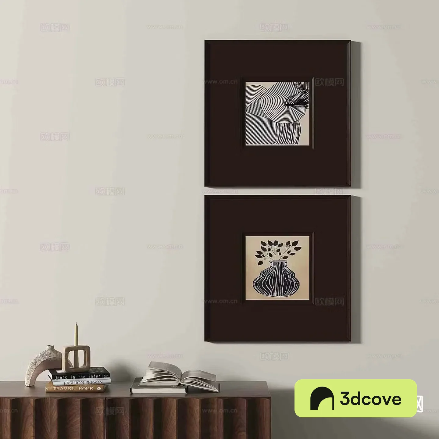 Wabi-sabi retro hanging painting art painting decorative painting