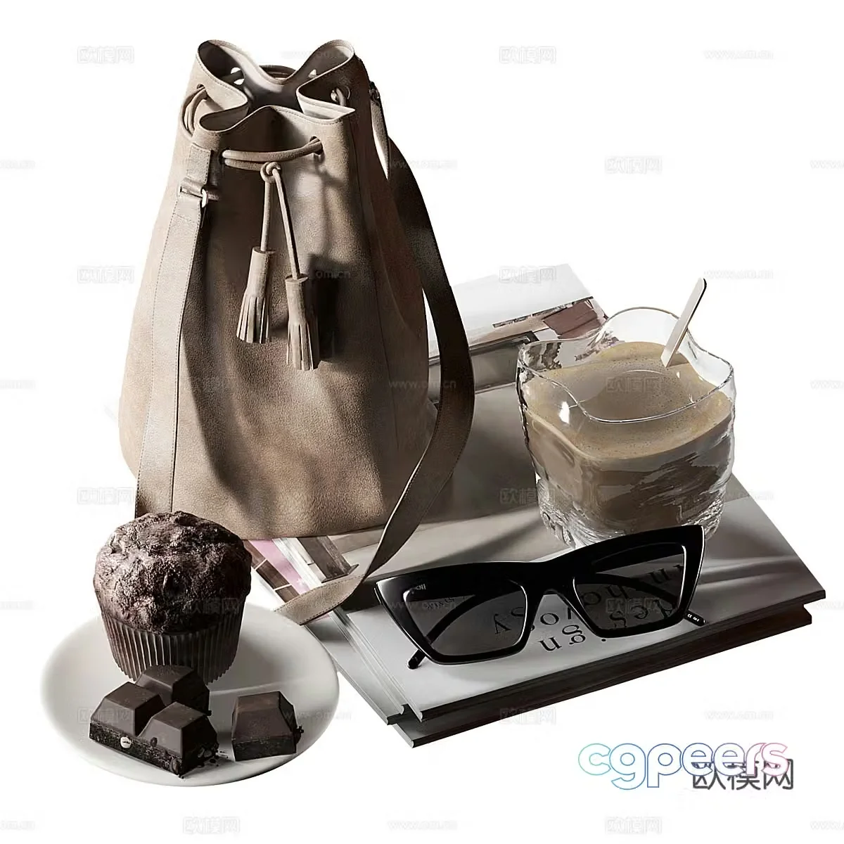 Tableware combination 3D model