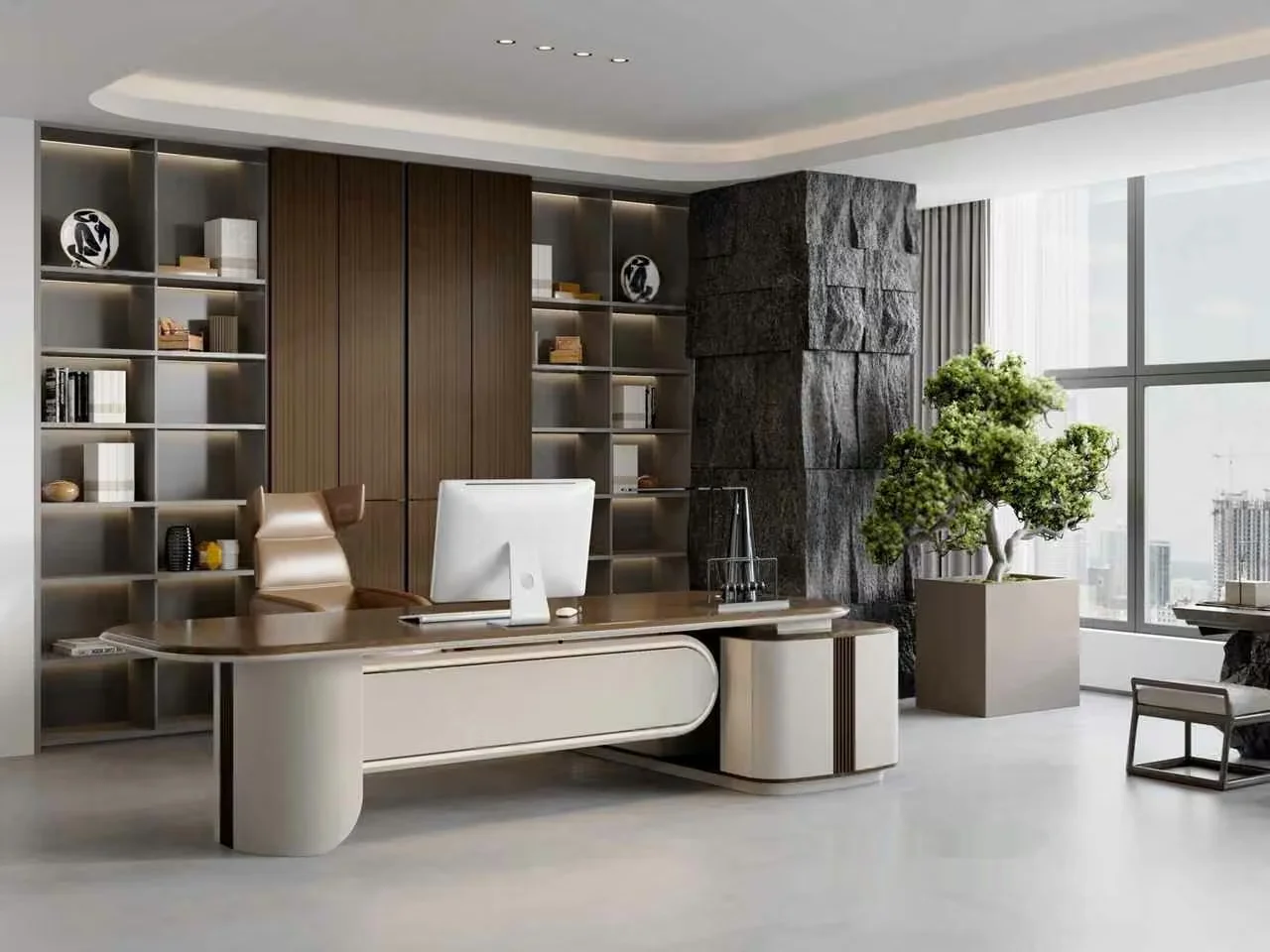 Modern Office Space 3D Model – 6278 – CORONA Render